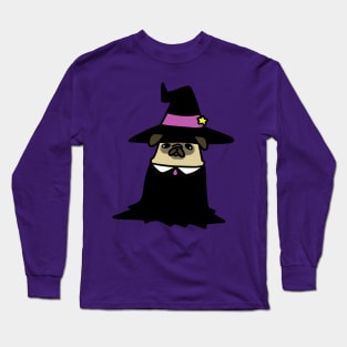 Witch Pug Long Sleeve T-Shirt